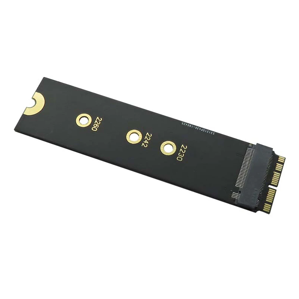 

Адаптер для Apple SSD, адаптер для Macbook Air SSD NVMe PCIe M.2 M Key для Macbook Air 2013 2014 2015 Pro A1398 A1502 A1465 A1466