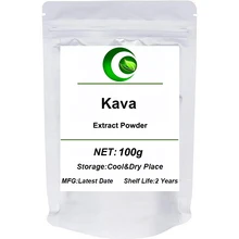 100% Organic Kava Extract Powder,Kavakava,Natural Kavalactone,Fast Stress-related and Anti Anxiety,Enhance Memory