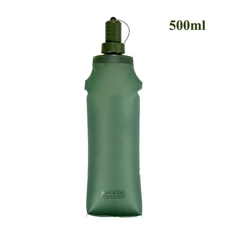 

Outdoor Travel Bottle Hydro Soft Flask Collapsible Drink Water Bottles Foldable TPU For Picnic Camping Hiking Bicycle Fitness