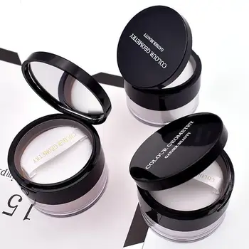 

1PC Transparent Loose Powder Cosmetic Waterproof Oil Control Light Silk Skin Concealer Basic Makeup