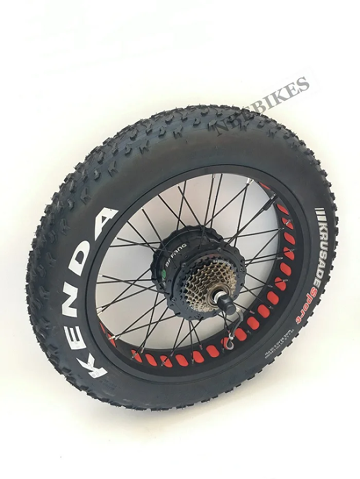 Fat ebike Bafang водонепроницаемый 48 в 500 Вт Rear20 24 26 Мотор Ступицы Колеса Электрический велосипед набор преобразования DIY DC кассета мощный