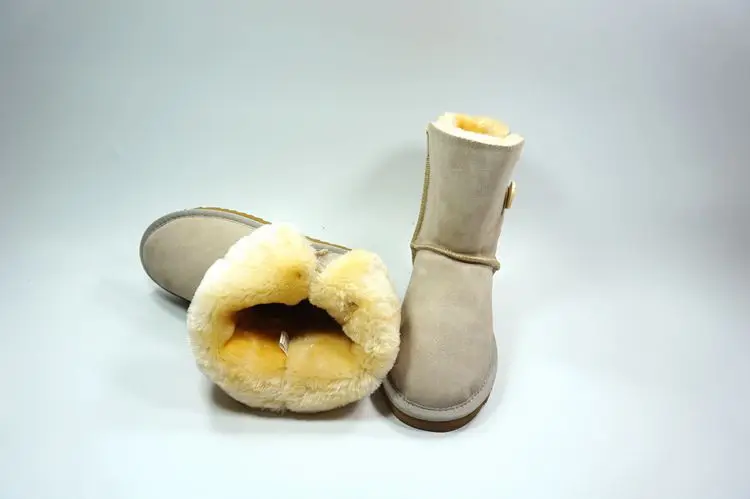 Новинка; женские зимние ботинки с бантом; зимние ботинки из натуральной кожи; bottes femme; Женские ботинки в австралийском стиле; теплые зимние ботинки на меху; botas mujer
