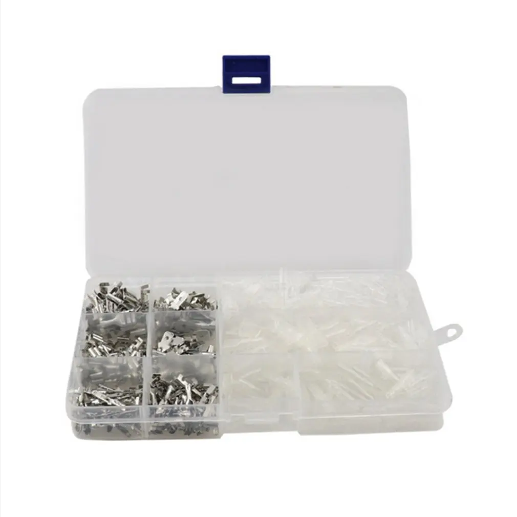 270Pcs 2.8/4.8/6.3Mm Crimp Terminals Insulated Male Female Wire Connector Electrical Wire Spade Connectors Kit