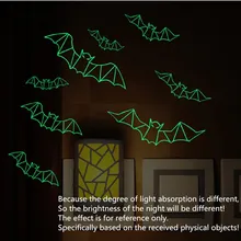Акриловая зеркальная 3D Наклейка на стену флуоресцентные огни в
