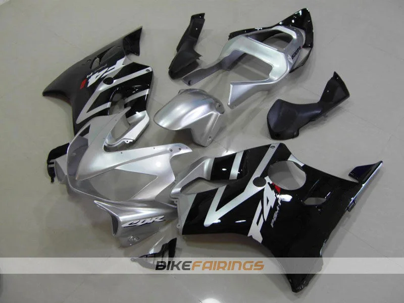 Литье под давлением ABS Обтекатели комплект подходит для Honda CBR600 FS F4i 2001 2002 2003 2004 01 02 03 04 комплект кузова белый - Цвет: silver