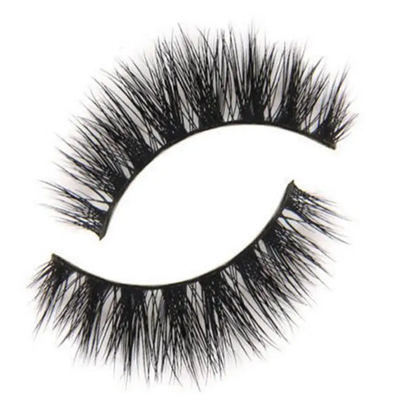 

1 Pair 3D Mink Lashes 100% Natural Handmade Volumn Long Soft For Makeup Real Mink Extension Fur Lashes Eyelash Eyelash T8S3