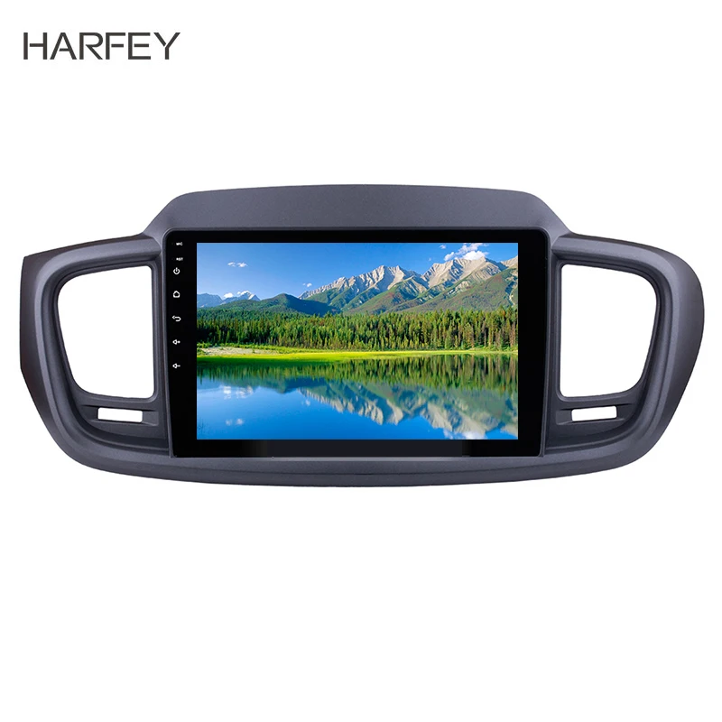 

Harfey 10.1" Android 8.1 Radio Car Multimedia Player for 2015 2016 KIA SORENTO Head unit GPS Navi with 3G WiFi Bluetooth USB