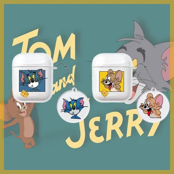 

Disney Cute Cartoon Cases for Airpods Airpod Case Donald Duck and Mickey Mouse Pendant Funda For Air Pods Pod 2 1 Earphone Cover