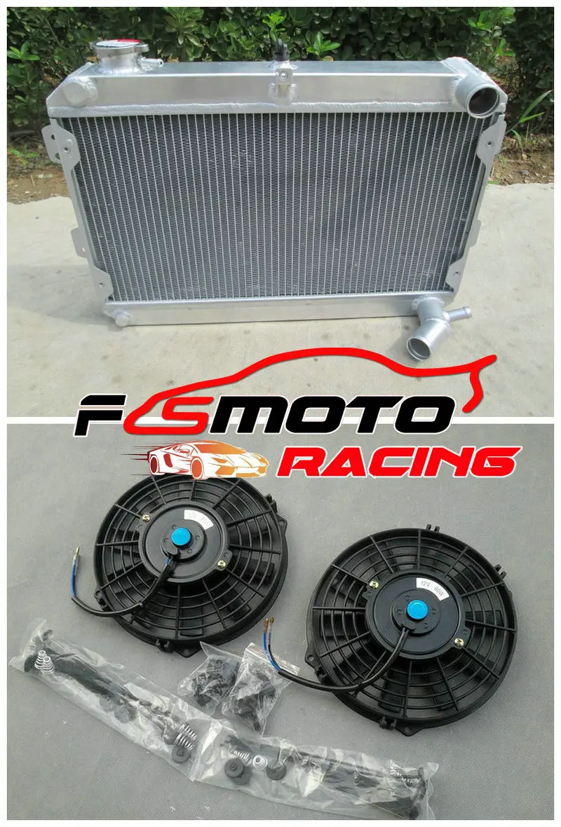 Для Mazda RX7 RX-7 SA/FB S1/S2/S3 79-85 80 81 82 83 84 1979 1980 1981 1982 1983 1984 3 ряда 56 мм Алюминий сплав радиатор+ вентилятор