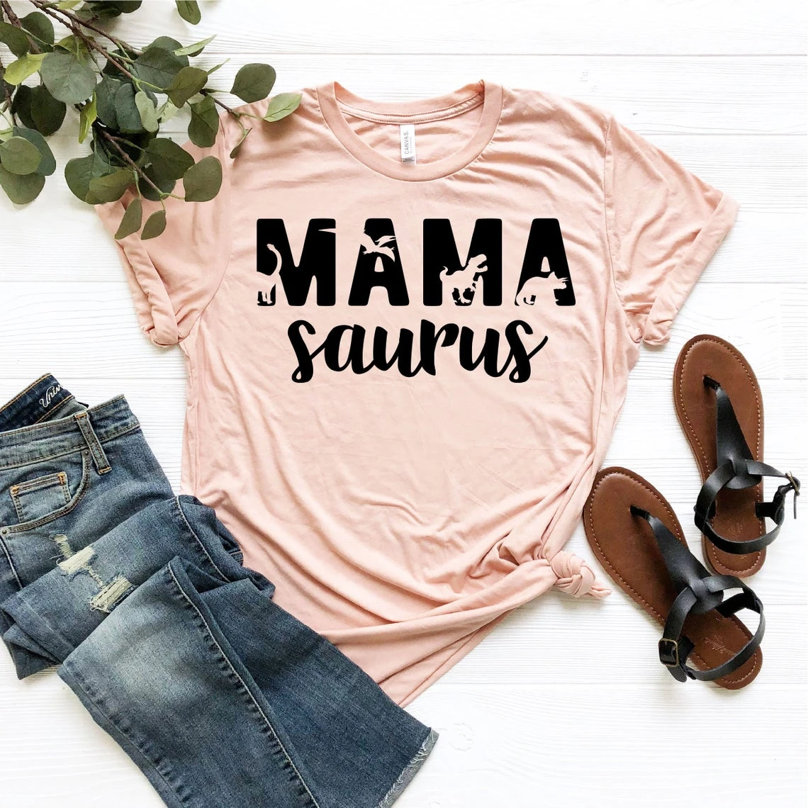 Mama Saurus Shirt Dinosaur Mom T-shirt Funny Mom Shirts Mama Life Women  Vintage Graphic Tee Mother's Day Gift - T-shirts - AliExpress