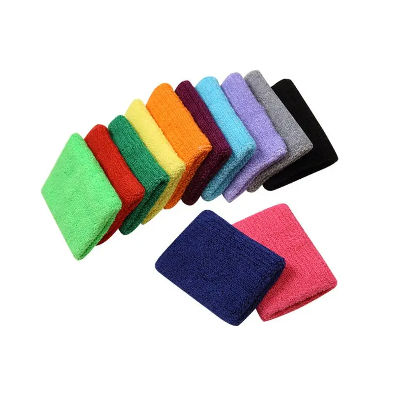 1 шт. яркие красочные унисекс спортивные полотенца Sweatband поддержка запястья бандаж обертывания охранники для баскетбола бег бадминтон