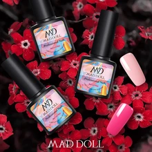 MAD DOLL 8 мл Гель-лак для ногтей сладкий красочный долговечный замачиваемый УФ Гель-лак для ногтей One-shot Nail Art DIY beauty Design гель