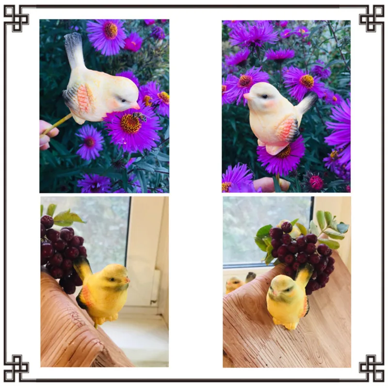 3D 시뮬레이션 뻐꾸기 실리콘 금형 새 모양 석고 장식품 장식 도구 참새 조각 양초 금형 가정 용품