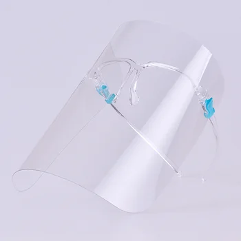 

1PC/5PCS/10PCS Novelty Safety Transparent Face Cover Cooking Anti-Oil Splash Virus Protection Windproof Mask Kitchen Accessory