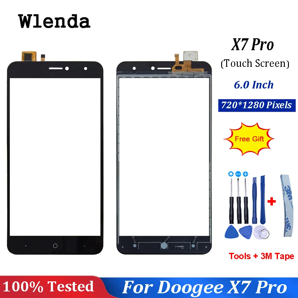 

6" inch For Doogee X7 / X7 Pro TouchScreen Touch Screen Digitizer Glass Panel Touch Sensor with Free Tools