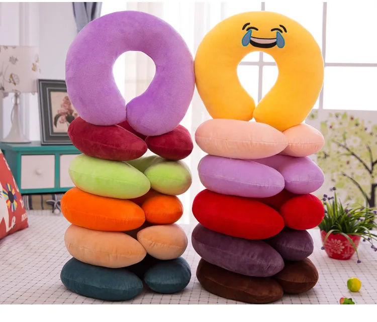 Cartoon U-SHAPE Pillow Nursing Pillow Neck Office Napping Pillow Neck Pillow Car Pillow Birthday Gift