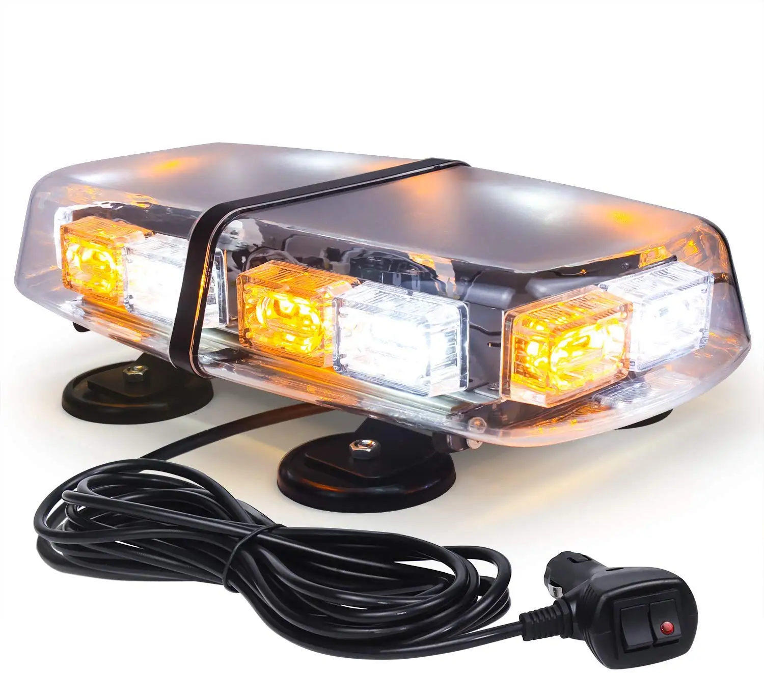 36LED Car Roof Strobe Flash Light Bar Yellow//Amber for Car Tow Truck Universal