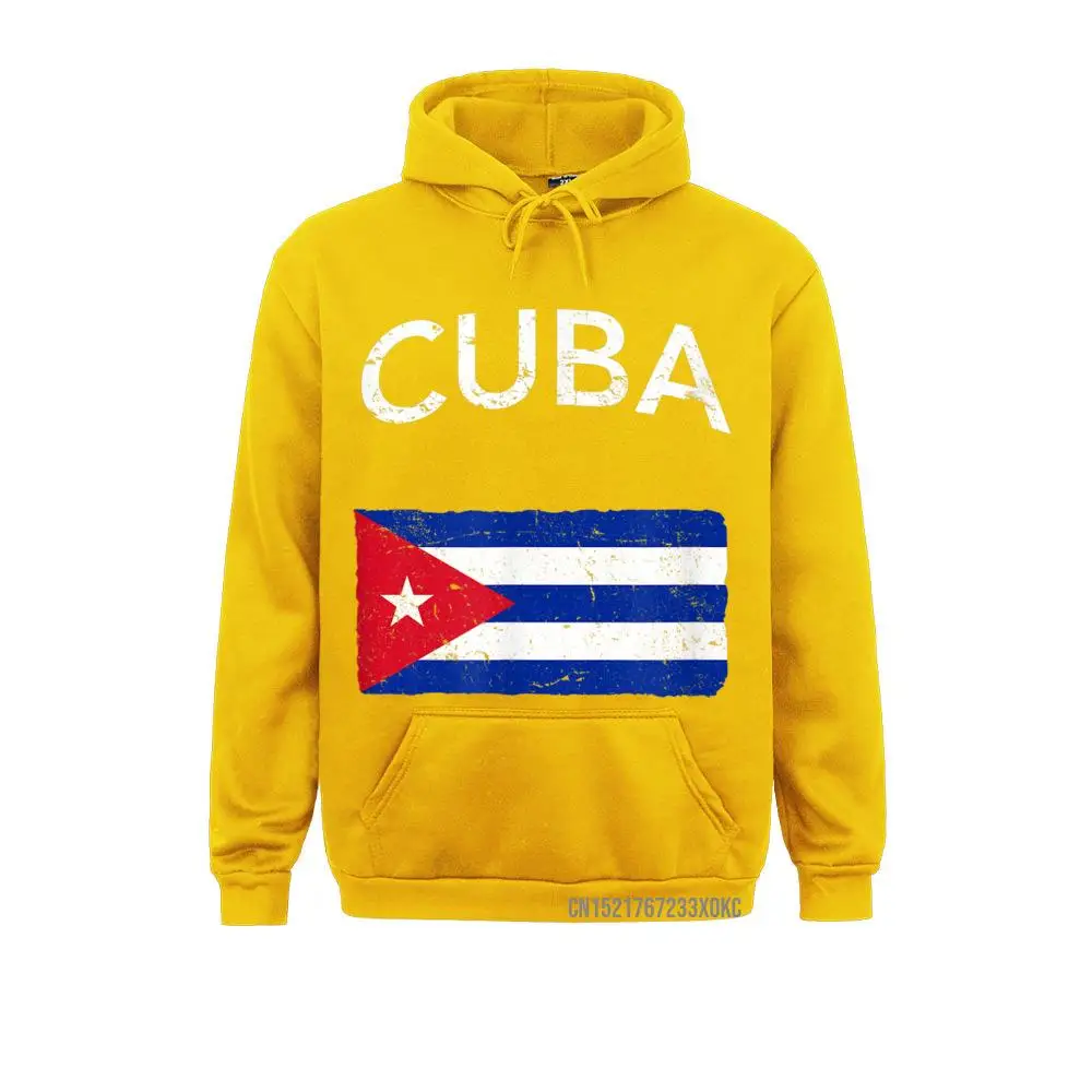 Cuba Hoodie with Vintage Cuban Flag Sports Design - Adult (Unisex