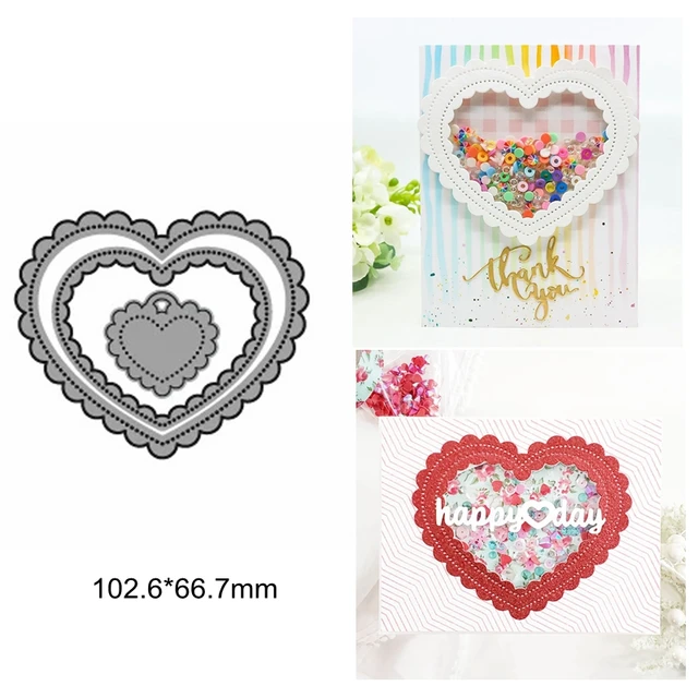 Miniatuur Besmetten Tether Rechthoekige Dots Cover Schulp Honingraat Metalen Stansmessen Hart Frame  Versieren Kaarten Diy Maken Album Foto 'S Plakboek Craft Nieuwe -  AliExpress Huis & Tuin