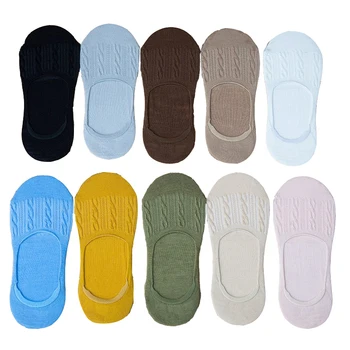 

Low Candy Colors Elastic Breathable Solid Adjustable Invisible Strip Casual 1Pair Non-slip Cotton Free Size Hemp Flowers 50pair