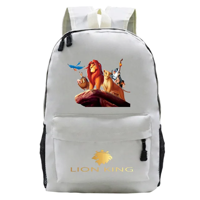 2021 New The Lion King Backpack Disney Cartoons Men Outdoor Travel Bag Laptop Bag Starry Sky Children Student School Bags Gifts 6