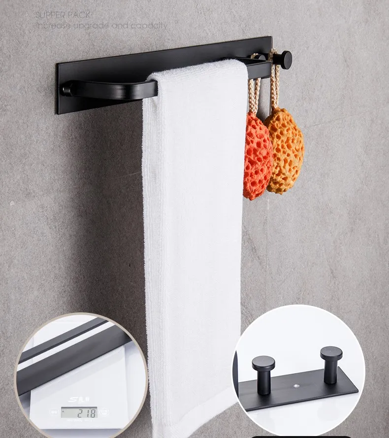 Рисунок 3 - Космический алюминиевый черный держатель для полотенец