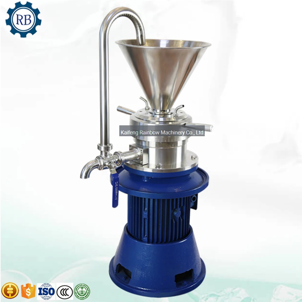 High Capacity automatic colloid mill small scale peanut butter making machine