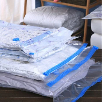 

Travel Compression Space Saver Storage Bags Vacuum Dustproof Compress 5pcs