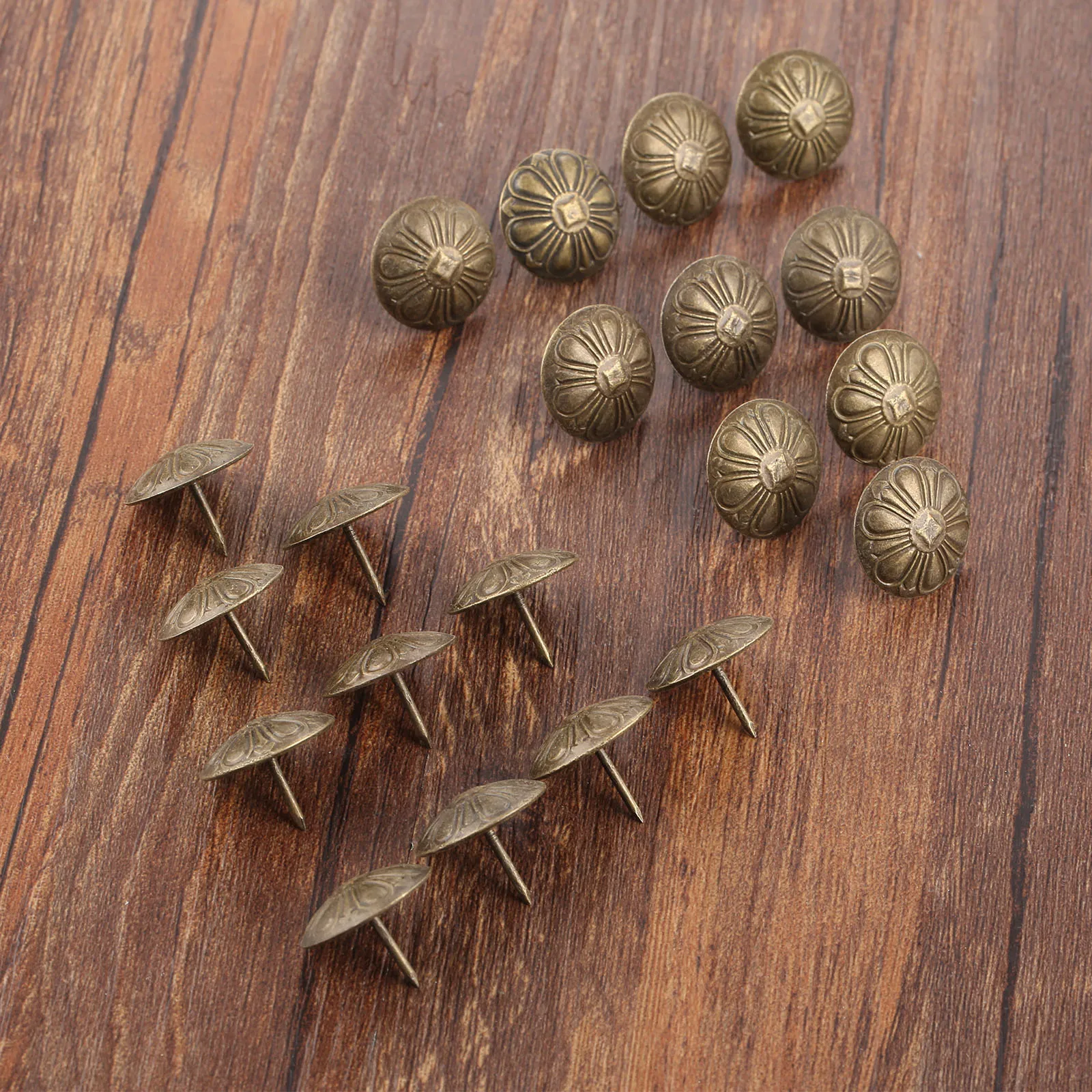 Upholstery Nail 20Pcs Vintage Jewelry Wood Box Furniture Tack Stud Pushpin