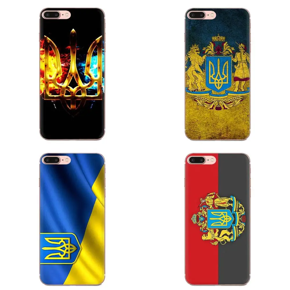 Мягкий Силиконовый ТПУ прозрачный узор розовый флаг Украины для Xiaomi Redmi Note 2 3 3S 4 4A