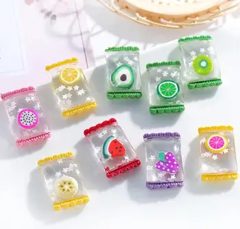 

Polymer clay padding Resin Fruit Candy Additives Cute DIY Earring Hair Decor Accessories for Jewelry Making