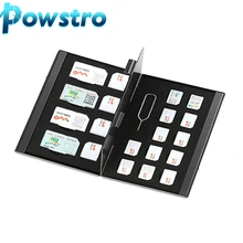 21 em 1 liga de alumínio micro para caixa de armazenamento de cartão de memória protecter caso 4x para cartão sd 4x micro cartão sim 12 slots para cartão nano