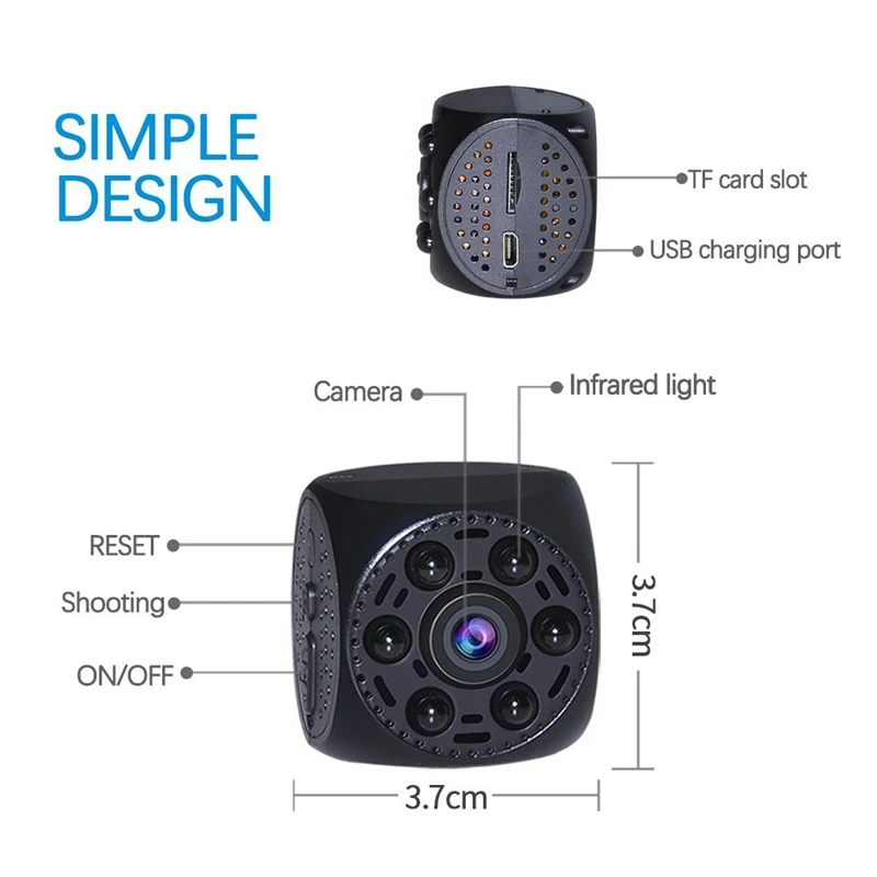 A10 wifi мини-камера инфракрасного ночного видения HD 1080P видео камера диктофон датчик движения обнаружения видеокамеры