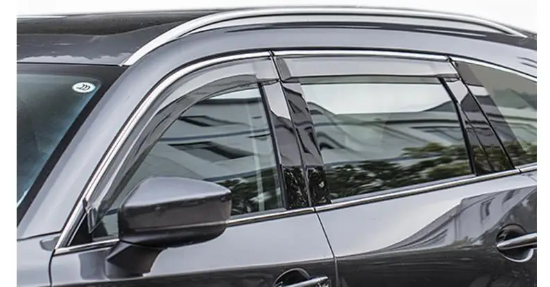 Высокое качество ABS автомобильный дождевик для окна, солнцезащитный козырек для Mazda cx-8 cx8, автомобильный стиль