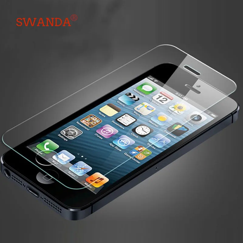 Высокопрозрачное закаленное стекло для iphone 5 0 26 мм 9 H 2.5D защита экрана|tempered glass|glass