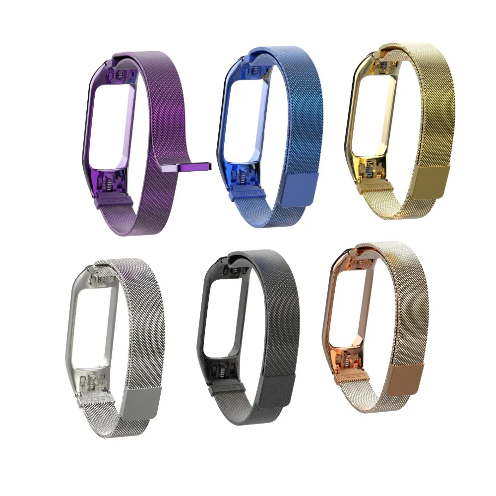 Mi Band 3 ремешок для Xiaomi mi Band 3 браслет mi lanese ремешок металлический браслет miband ремешок из нержавеющей стали mi Band 3 браслет