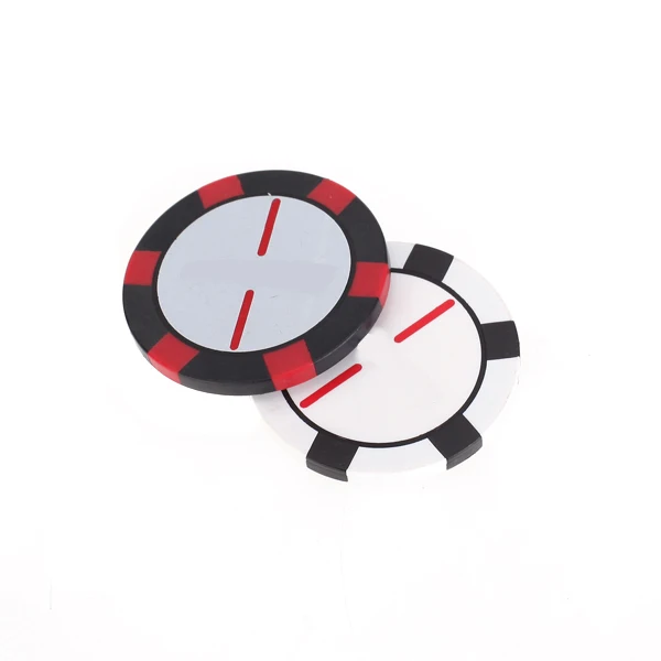 Golf Ball Marker Poker Chip Collectable Accessories Gift Dia. 1.5inch, ABS 2