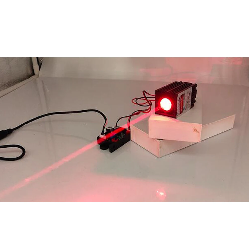 High Power 12V 635nm 638nm 1W Orange Red Laser Module Fixed Focus Thick Beam | Лампы и освещение