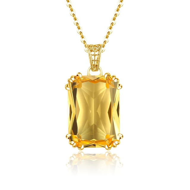 18K Sterling Silver 925 Pendant 