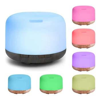 

500ml Aromatherapy Humidifier Dampener Essential Oil Aroma Diffuser Machines for Home Office Fogger Mist Ornament