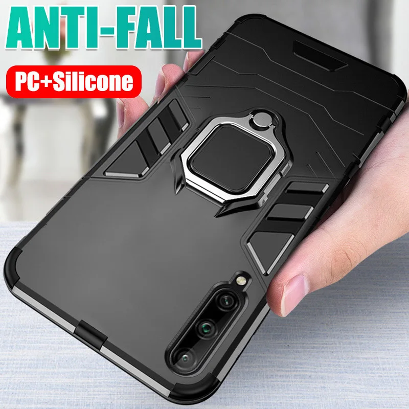 Shockproof Armor Case For Asus Zenfone Max Pro M1 ZB601KL ZB602KL Cases Robot With Ring Cover | Мобильные телефоны и