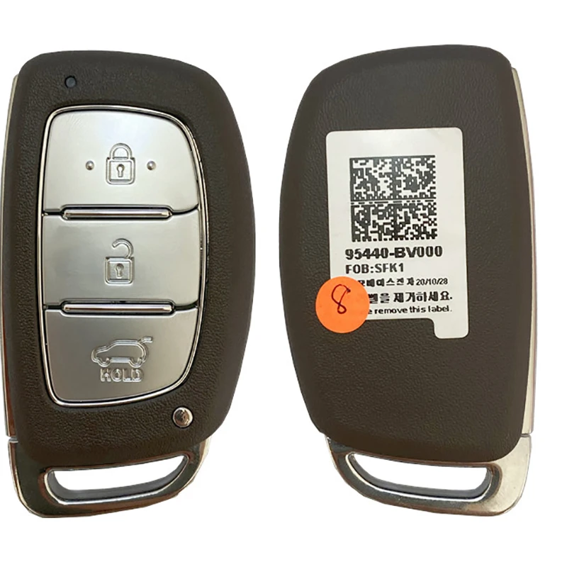 

CN020173 Original 3 Buttons Smart Key For 2021 Hyundai Creta Remote Frequency 433 MHz 6A Chip FCCID 95440-BV000 SYEC3FOB2003