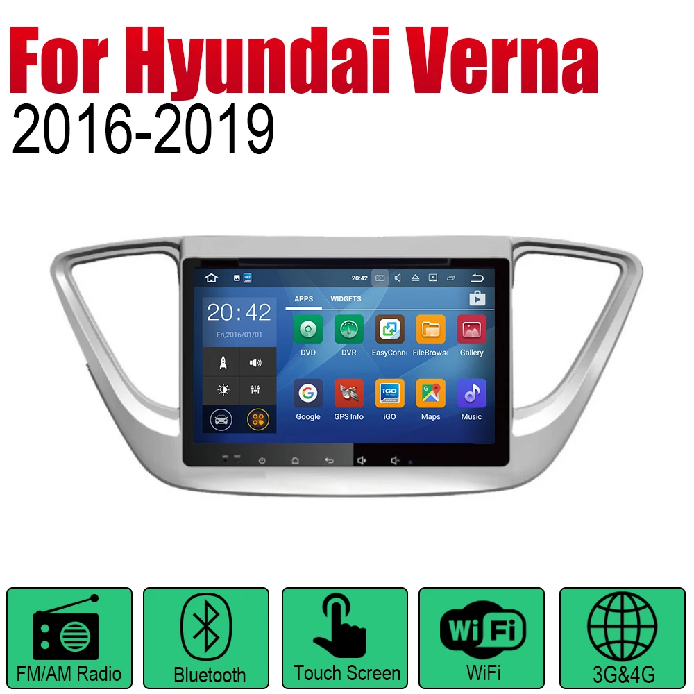 ZaiXi Авто Радио 2 Din Автомобильный dvd-плеер на основе Android для hyundai Verna~ gps Навигация BT Wifi карта мультимедийная система стерео