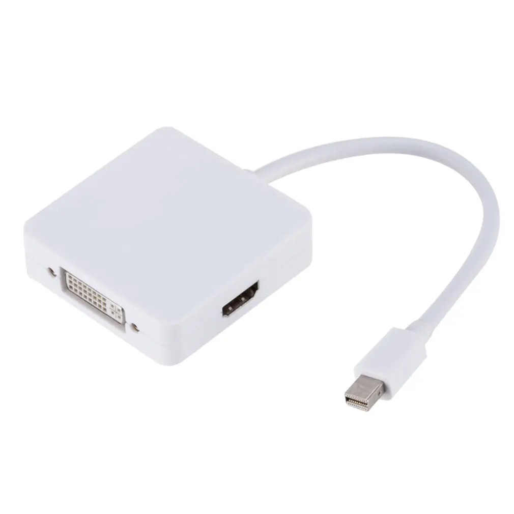 3 в 1 Мини Dp к Vga Hdmi Dvi адаптер преобразования мини дисплей порт DP к DVI VGA HDMI адаптер кабель для MacBook Pro Air