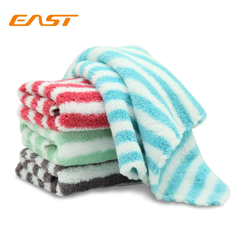 East Microfiber Kitchen Towel Dish Washing Cloth Wipes Super Multicolor Absorbent Household Cleaning Rags Utensils for Kitchen