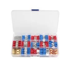 

300Pcs Insulated Wire Connectors Assortment Electrical Crimp Terminals Set New wire connectors butt connector ring terminal