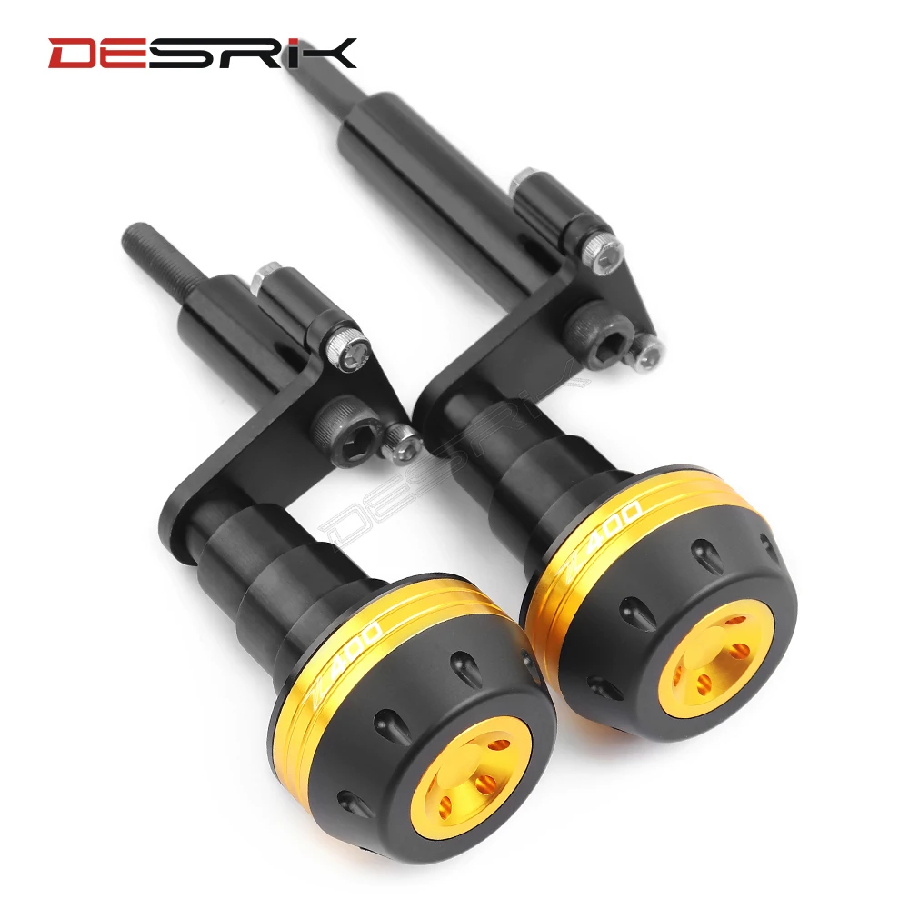 DESRIK For KAWASAKI Z400 Z 400 2018 2019 2020 Motorcycle Falling Protection Frame Slider Fairing Guard Anti Crash Pad Protector