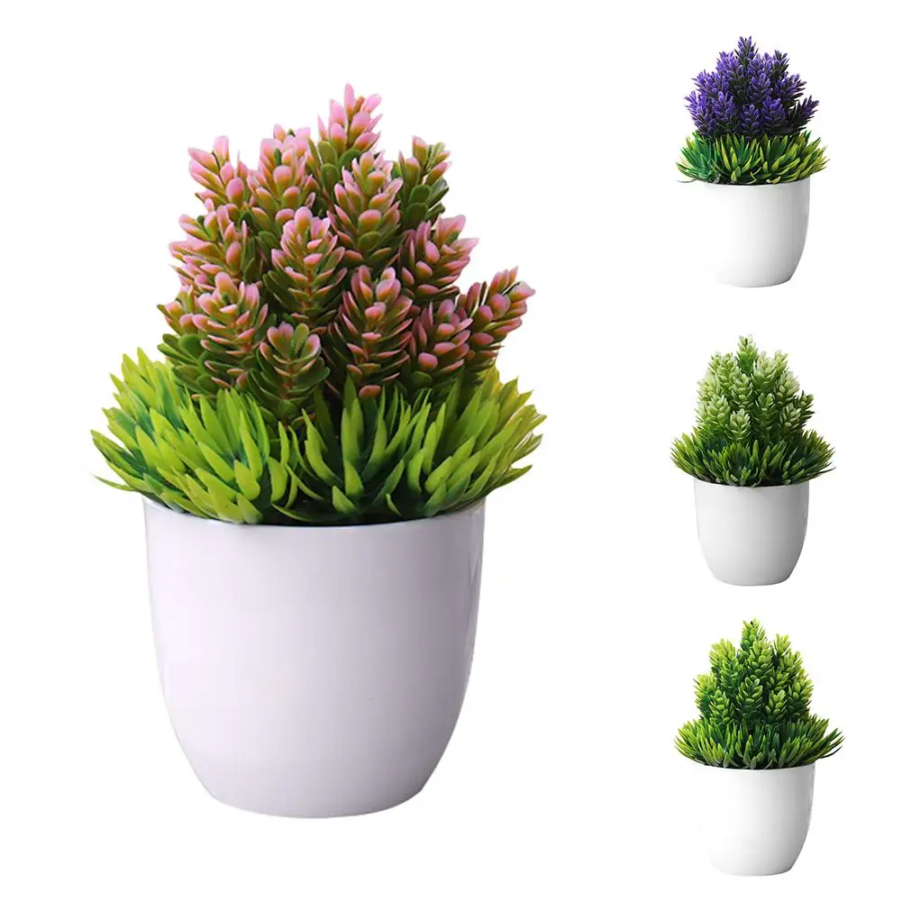 

Creative Mini Artificial Tree Potted Plant Fake Bonsai Plants Simulation Ornaments for Home Office Hotel Restaurant Bar hot sale
