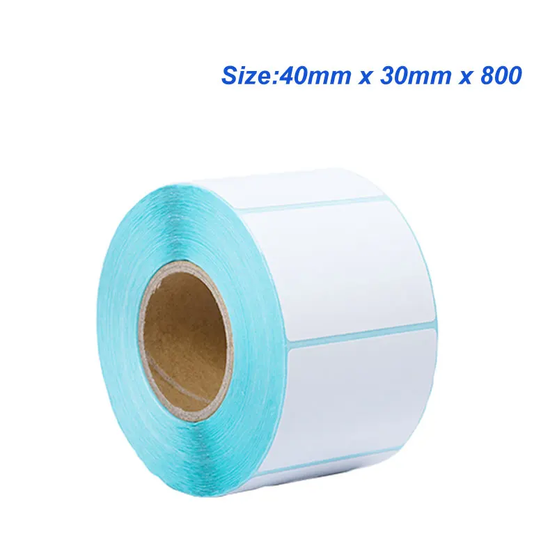 4030(40*30*800) термальная бумага стикер тепловой этикетки бумажный стикер со штрихкодом бумаги для наклейки принтера