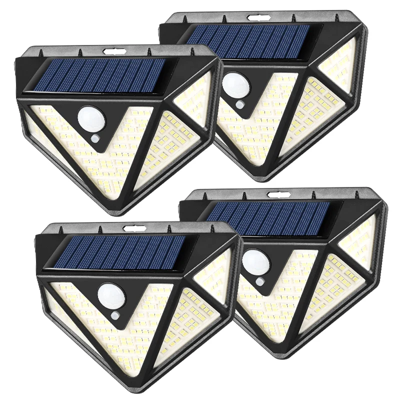 

VONGFONG 166 LED Solar Light PIR Motion Sensor Wall Light Sunlight Outdoor Solar Lighting Waterproof Security Lamp for Garden